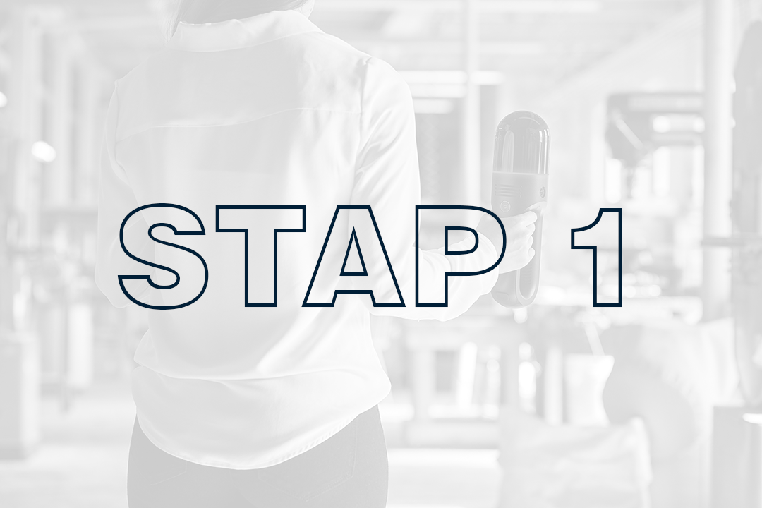 STAP 1 3D scanning Tekening