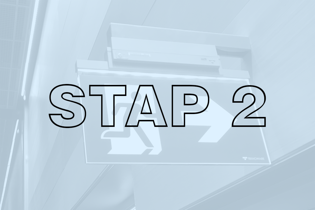 STAP 2 NEN 1414 ontruimingsplattegronden Tekening