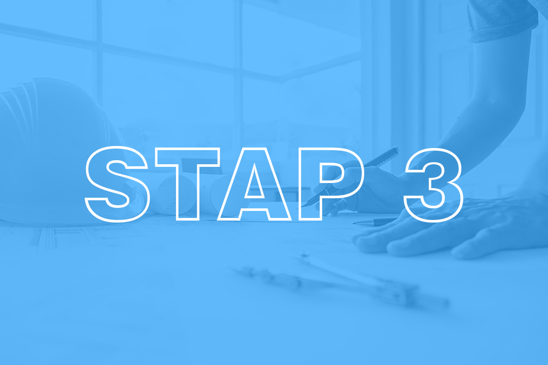 STAP 3 Bouwkundig tekenwerk Tekening
