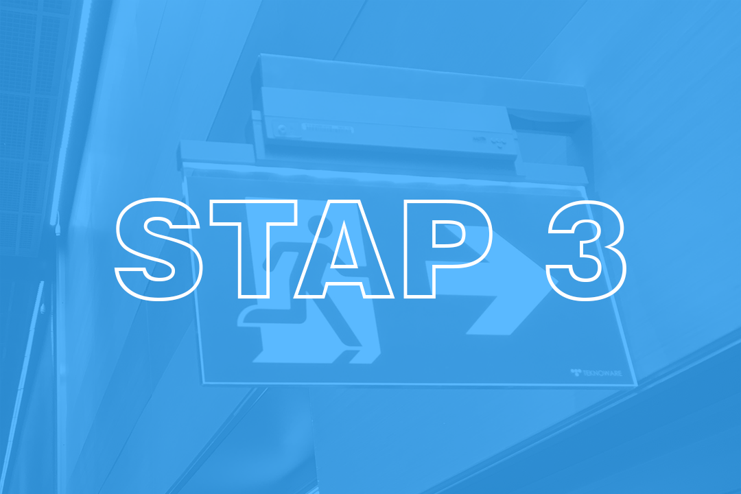 STAP 3 NEN 1414 ontruimingsplattegronden Tekening