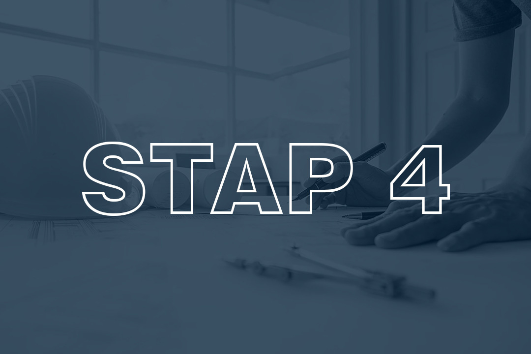 STAP 4 Bouwkundig tekenwerk Tekening