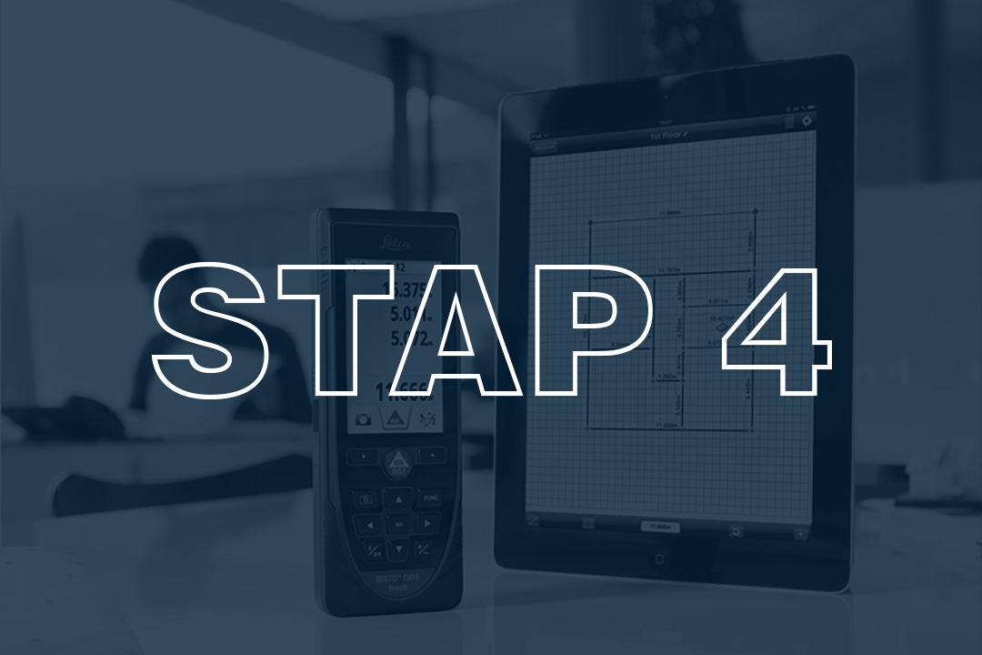 STAP 4 NEN 2580 oppervlaktebepalingen Tekening